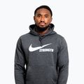 Férfi pulóver Nike Strength Hoodie charcoal/white 4