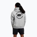 Férfi pulóver Nike Strength S&C Hoodie heather grey/black 3