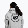 Férfi pulóver Nike Strength S&C Hoodie heather grey/black 5