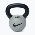 Golyós súlyzó Nike Strength Rubber Coated 8 kg smoke grey
