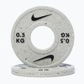 Terhelés Nike Strength Grind Change Plates 2 x 0,5 kg wolf grey