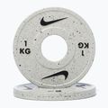 Terhelés Nike Strength Grind Change Plates 2 x 1 kg wolf grey