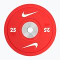 Lökhárító terhelés Nike Strength Pro Urethane Bumper Plates 25 kg red/white 2