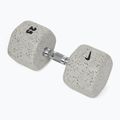 Gumizott kézi súlyzó Nike Strength Grind Dumbbell 25 kg wolf grey