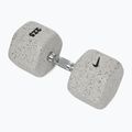 Gumizott kézi súlyzó Nike Strength Grind Dumbbell 27,5 kg wolf grey