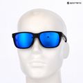 Férfi Under Armour Glacial matt fekete/szürkéskék tükör ezüst polarizált napszemüveg o 10