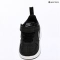 Gyermekcipő Nike Court Borough Low black/smoke grey/white/illusion green 7