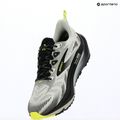 Férfi futócipők Brooks Ghost Trail grey/black/nightlife 7
