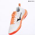 Kézilabda cipő Mizuno Wave Stealth Elite white/lava orange 9