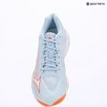 Női röplabda cipő Mizuno Wave Lightning Elite blue finch/white/lava orange 9