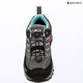 Gyermek túracipők CMP Rigel 2.0 Low Waterproof grey/acquarius/pink fluo 9
