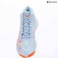Női röplabda cipő Mizuno Wave Lightning Elite Mid blue finch/whitelava orange 15
