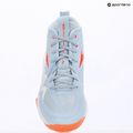 Női röplabda cipő Mizuno Wave Momentum Pro Mid blue finch/lava orange/flamingo coral 15