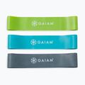 Edző gumiszalag készlet Zestaw Gaiam Restore Mini Band Kit 3 szt. green/blue/navy