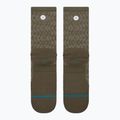 Zokni Stance Digzig Light Crew olive 3