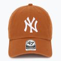47 Márka MLB New York Yankees CLEAN UP égetett narancssárga baseball sapka 2