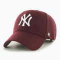 Baseballsapka 47 Brand MLB New York Yankees MVP dark maroon 3