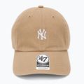 47 Márka MLB New York Yankees Base Runner sapka CLEAN UP khaki 2