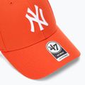 47 Brand MLB New York Yankees MVP vibráló narancssárga baseball sapka 3