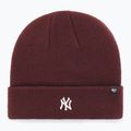 Téli sapka 47 Brand MLB New York Yankees Centerfield dark maroon