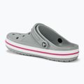 Papucs Crocs Bayaband Clog light grey/candy pink 3