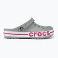 Papucs Crocs Bayaband Clog light grey/candy pink 4