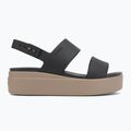 Női szandálok  Crocs Brooklyn Low Wedge black/mushroom 2