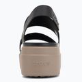 Női szandálok  Crocs Brooklyn Low Wedge black/mushroom 6