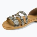 Crocs Tulum Open Flat mushroom/stucco női szandál 7
