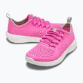Crocs LiteRide Pacer elektromos rózsaszín/fehér gyermekcipő 12