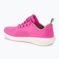 Crocs LiteRide Pacer elektromos rózsaszín/fehér gyermekcipő 3