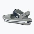 Gyerek szandál Crocs Crockband Kids Sandal light grey/navy 3