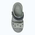 Gyerek szandál Crocs Crockband Kids Sandal light grey/navy 5