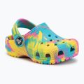 Crocs Classic Marbled Clog Gyermek flip flop digitális aqua/multi 2