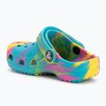 Crocs Classic Marbled Clog Gyermek flip flop digitális aqua/multi 4
