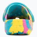 Crocs Classic Marbled Clog Gyermek flip flop digitális aqua/multi 7