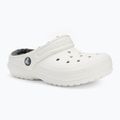 Papucs, gyerek Crocs Classic Lined Clog Kids white/grey