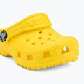 Crocs Classic Clog Gyermek flip-flop citromsárga 8