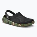 Papucs Crocs LiteRide Printed Camo Clog black/multi