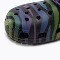Crocs Classic Seasonal Printed zebra rainbow női papucs 8