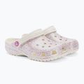 Crocs Classic Glitter Clog gyermek flip-flop bianco sporco 5