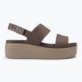 Crocs Brooklyn Low Wedge mushroom/stucco női szandál 2