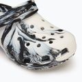 Papucs, gyerek Crocs Classic Marbled Clog Kids black/white 8