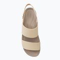 Női Crocs Brooklyn Met Low Wedge fém pezsgő színű szandálok 6