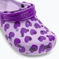 Gyermek Crocs Classic Easy Icon Clog levendula színben 9