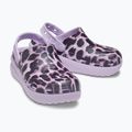 Crocs Cls Animal Cutie Clog Gyerekek leopárd flip flopok 11