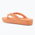 Női flip-flop papucs Crocs Classic Platform papaya 3