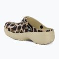 Női papucs Crocs Classic Platform Animal Remix bone/leopard 4