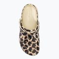 Női papucs Crocs Classic Platform Animal Remix bone/leopard 6