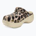 Női papucs Crocs Classic Platform Animal Remix bone/leopard 8